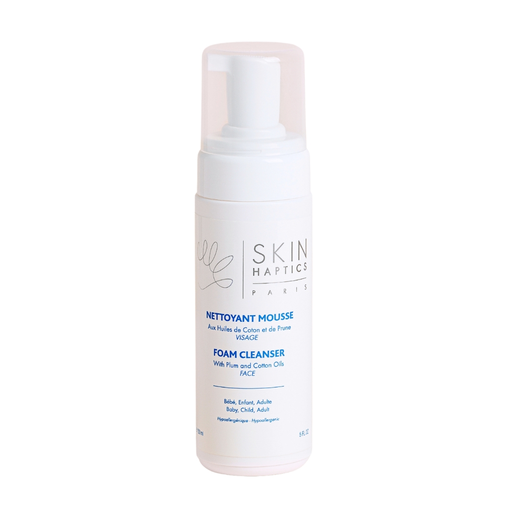 Skinhaptics facial foam cleanser
